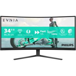 ECRAN GAMING PHILIPS 34 POUCES LED -34M2C3500L (WQHD/ VA /180HZ/HDR )