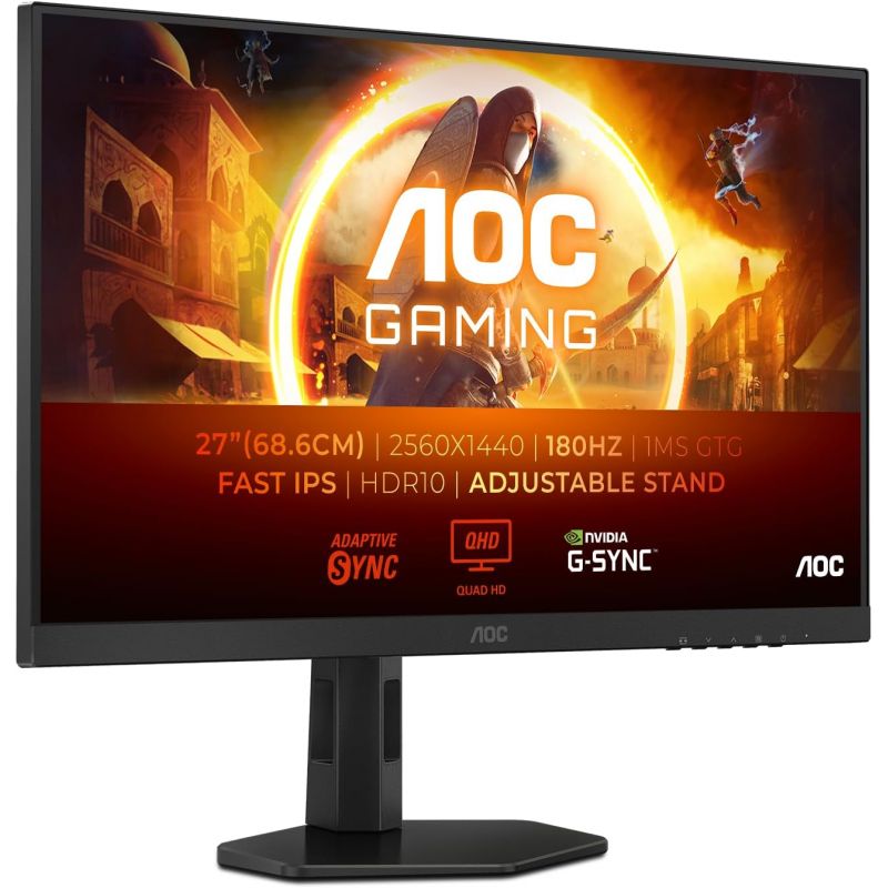 ECRAN GAMING AOC 27 POUCES LED - Q27G4XF ( 2.5K/IPS/180HZ/HDR10)