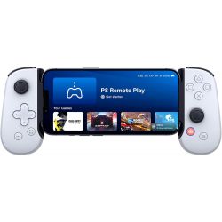 MOBILE GAMING CONTROLLER SONY OFFICIALLY LICENSED PLAYSTATION: BACKBONE ONE -POUR IPHONE - WHITE (PS5)