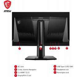 ECRAN GAMING 27 POUCES MSI MAG 271QPX QD-OLED E2 (240HZ / HDR/ OLED)