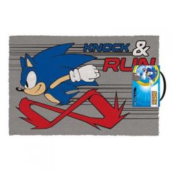 PAILLASSON SONIC THE HEDGEHOG -KNOCK AND RUN (40X60)