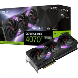 CARTE GRAPHIQUE PNY GEFORCE RTX 4070 TI SUPER 16GB OC XLR8 ARGB TF