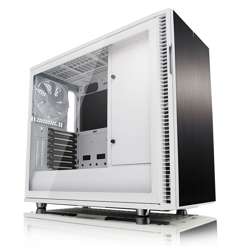 BOITIER FRACTAL DEFINE R6 WHITE TGC