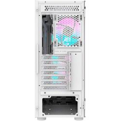 BOITIER DF DK431 MESH WHITE + 4 ARGB FAN