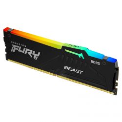 MEMOIRE DDR 5 KINGSTON 16G (1X16G) D5 6000MHZ FURY BEAST RGB EXPO