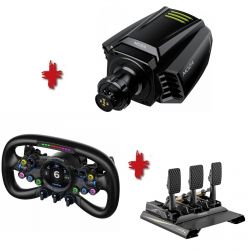 BUNDLE MOZA R16 DIRECT DRIVE + VISION GS WHEEL + CRP2 (THREE PEDALS)