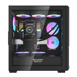 BOITIER DF DF2100 BLACK + 4 ARGB FAN