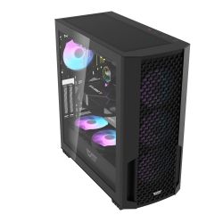 BOITIER DF DF2100 BLACK + 4 ARGB FAN