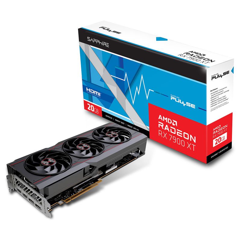 CARTE GRAPHIQUE PULSE RX 7900 XT GAMING OC 20G - RDNA 3