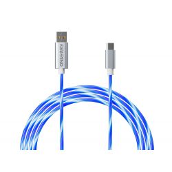 ONIVERSE - CABLE DE CHARGE RAPIDE USB-A VERS USB TYPE-C - 2 M - LED