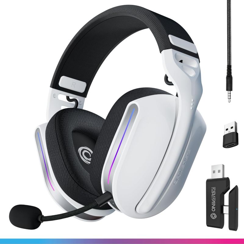 ONIVERSE - CASQUE GAMING SANS FIL POLARIS - CELESTIAL WHITE (MULTIPLATEFORME)