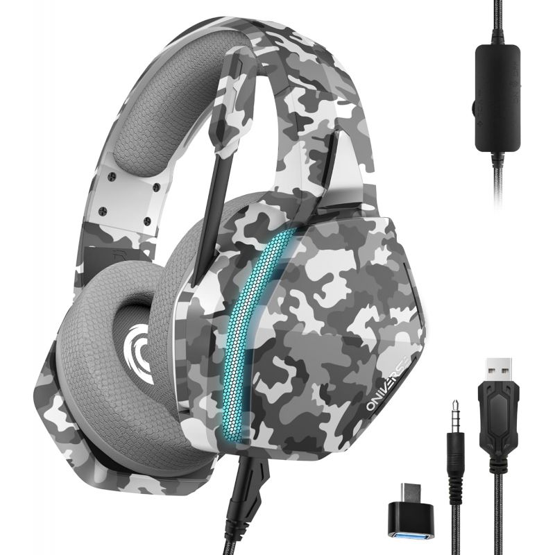 CASQUE GAMING NEBULA ONIVERSE - URBAN CAMO (MULTIPLATEFORME)