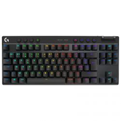 CLAVIER GAMING LOGITECH G PRO X LIGHTSPEED TKL RF SANS FIL + BLUETOOTH AZERTY NOIR