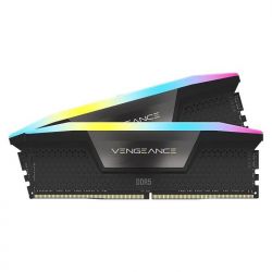 DDR 5 CORSAIR VENGEANCE RGB 96 GO (2 X 48 GO) 5600 MHZ CL40 - NOIR