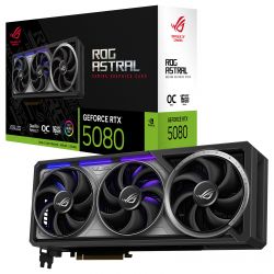 CARTE GRAPHIQUE ASUS ROG ASTRAL GEFORCE RTX 5080 16GB GDDR7 OC EDITION