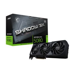 CARTE GRAPHIQUE MSI GEFORCE RTX 5080 16G SHADOW 3X OC