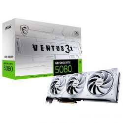 CARTE GRAPHIQUE MSI GEFORCE RTX 5080 16G VENTUS 3X OC WHITE