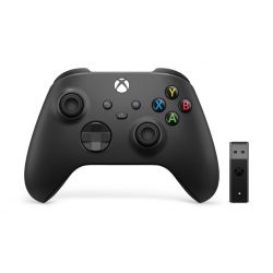 MANETTE XBOX SERIE X/S BLACK + ADAPTATEUR SANS FIL OCC