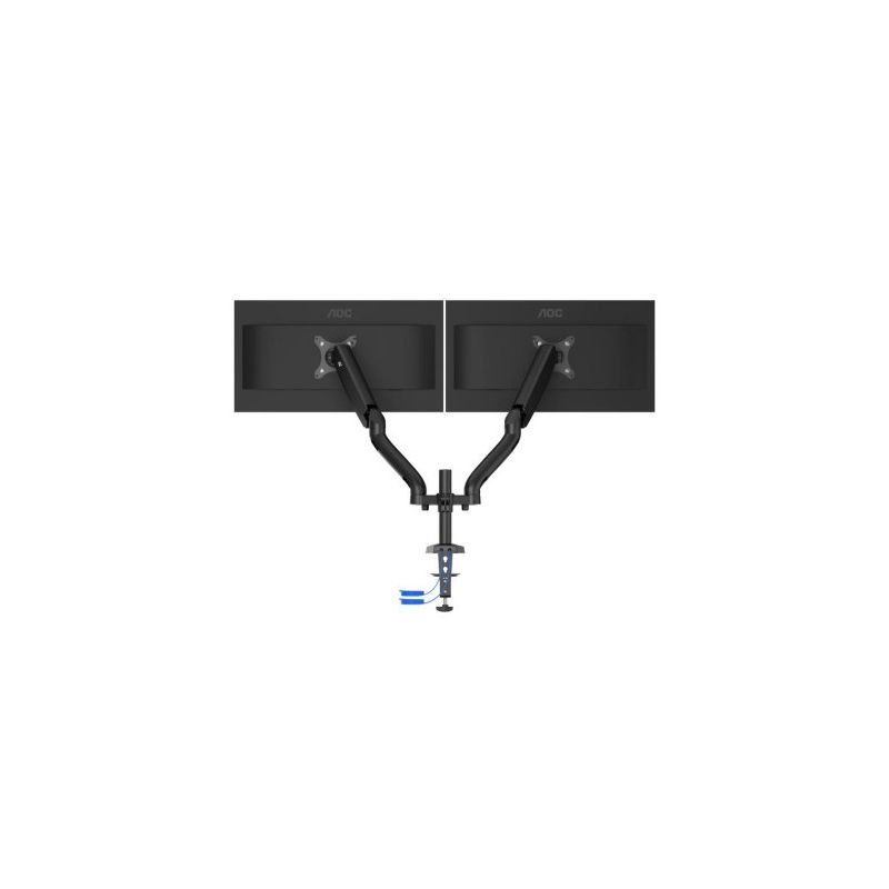 SUPPORT ECRAN BRAS A GAZ ORIENTABLE 2 ECRANS 32 POUCES MAX - AD110DX/ AOC