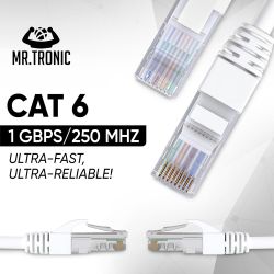 CABLE RESEAU RJ45 CAT.6 - 50MM TRONIC