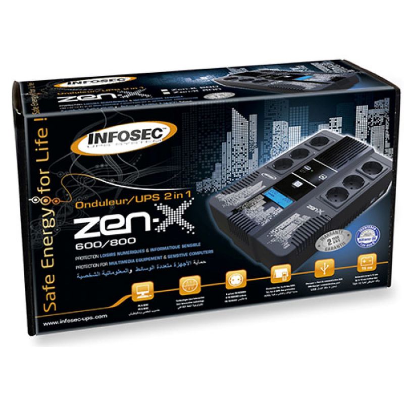 INFOSEC ZEN X 800 VA