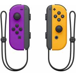 MANETTE JOY CON X2 MAUVE ET ORANGE SWITCH