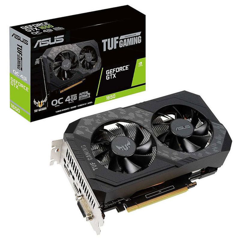 CARTE GRAPHIQUE ASUS GTX 1650 TUF-GTX1650-O4GD6-GAMING