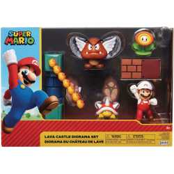 FIGURINE SUPER MARIO - LAVA CASTLE DIORAMA (400154)